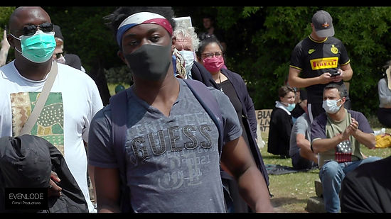Evenlode Films and Productions:  Black Lives Matter Cheltenam 2020 Pitville Park